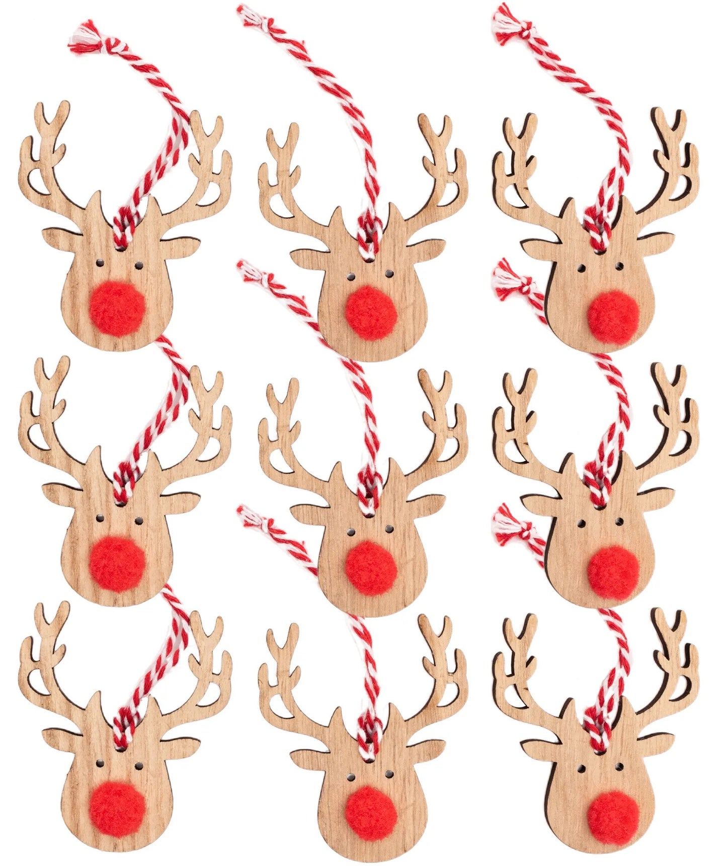 Christbaum Schmuck Reindeer 9 Stk 1