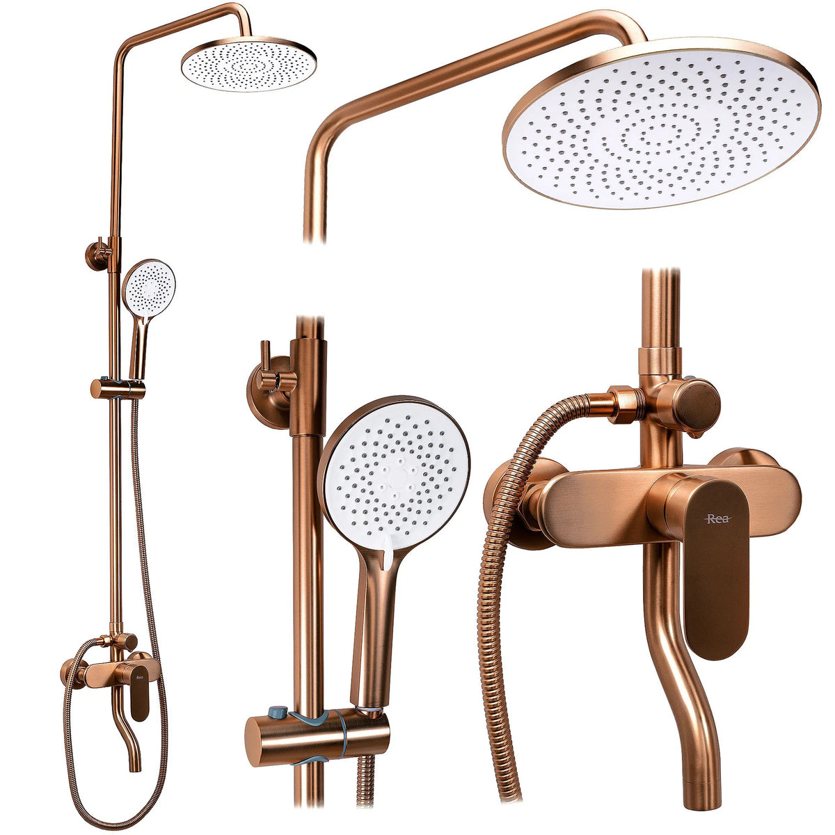 Duschgarnitur REA DROP Brush Copper 1