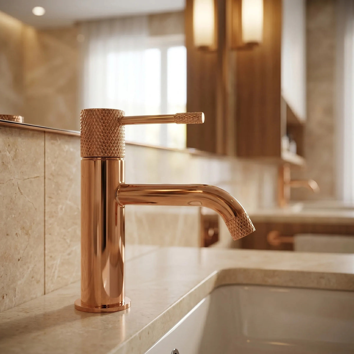 Waschbeckenarmatur Rea Venti Copper Low 1