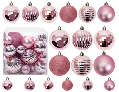 Christbaumkugeln 311433 ROSE RED 1