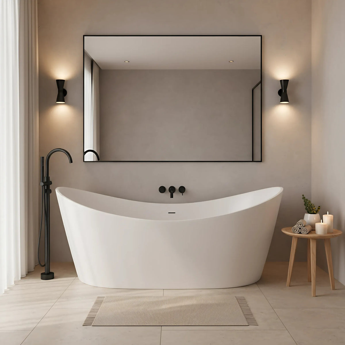 Freistehende Badewanne Rea Ferrano 150 1