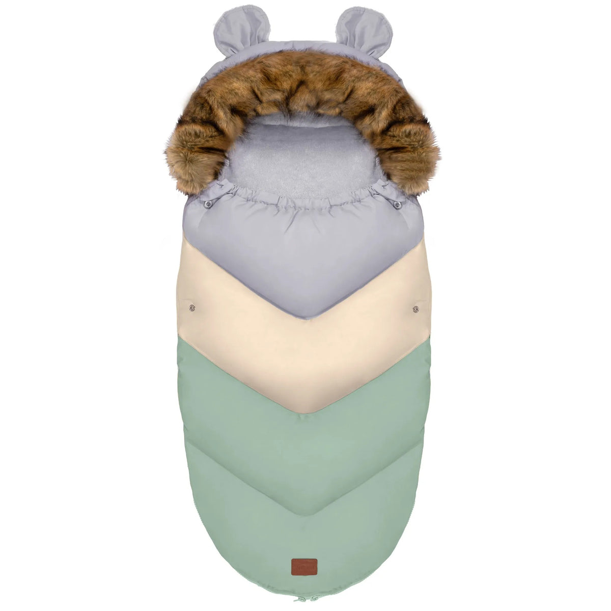 Banyfusssack Teddy PRO-V Pastel Green 1