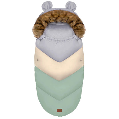 Banyfusssack Teddy PRO-V Pastel Green 1