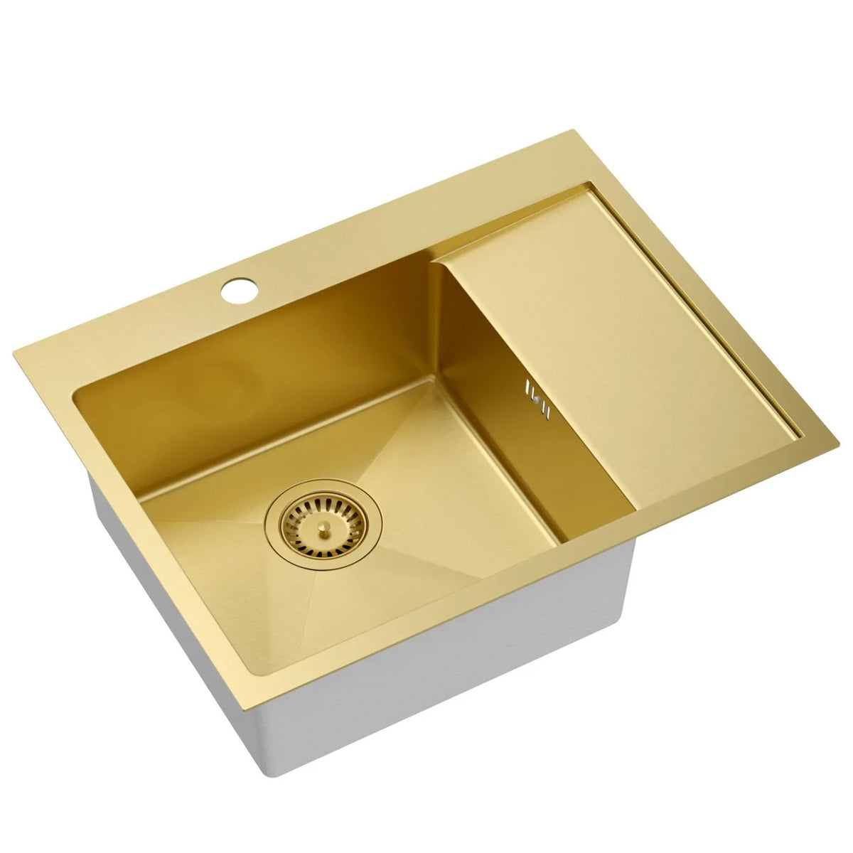 Edelstahlspüle RUSSEL 116 Gold 1