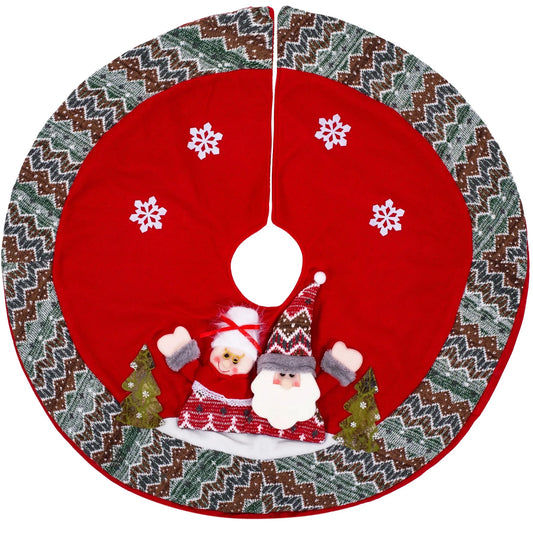 Weihnachtsbaum-Matte Red 80cm 1