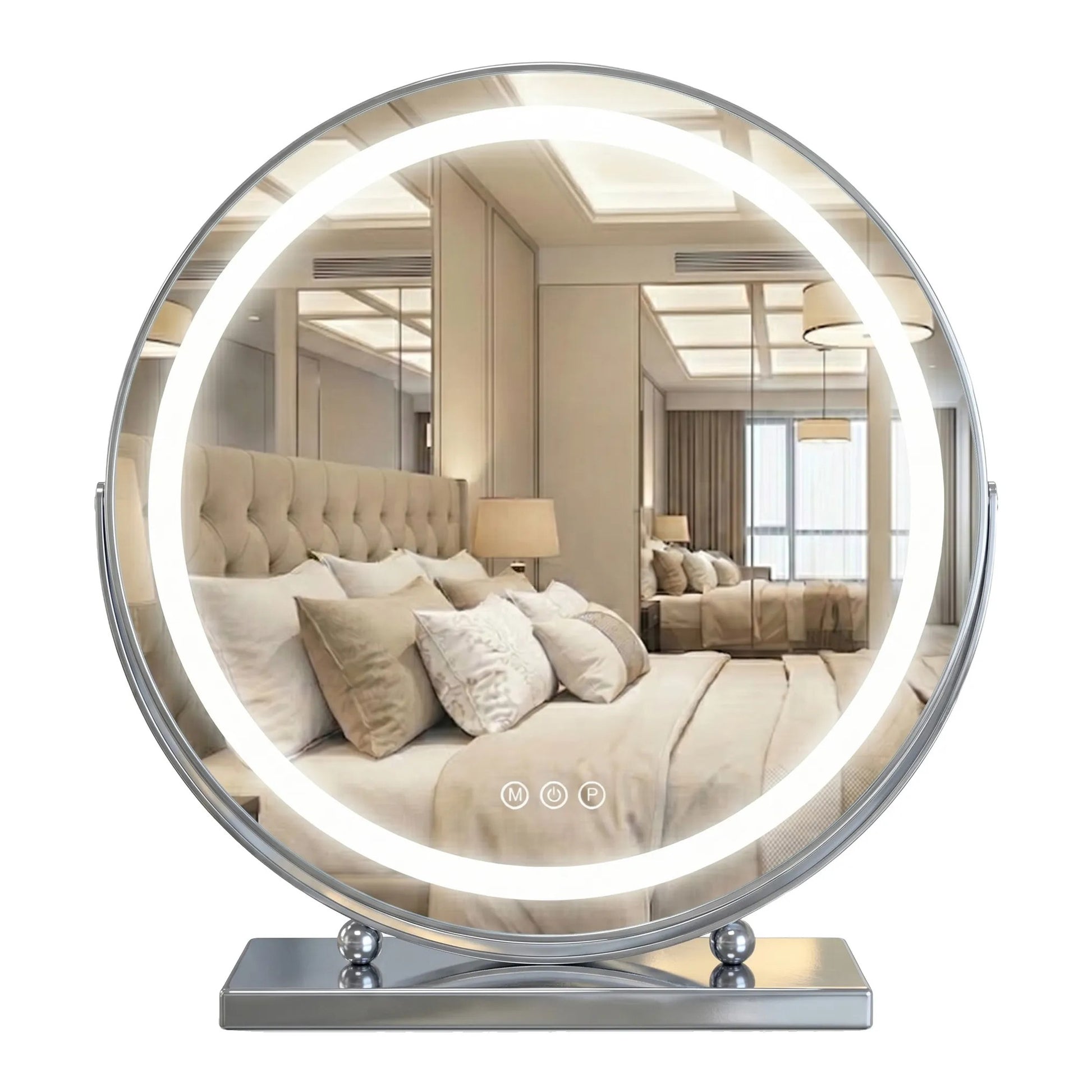 Spiegel LED MAKE-UP Chrome 50 cm  1