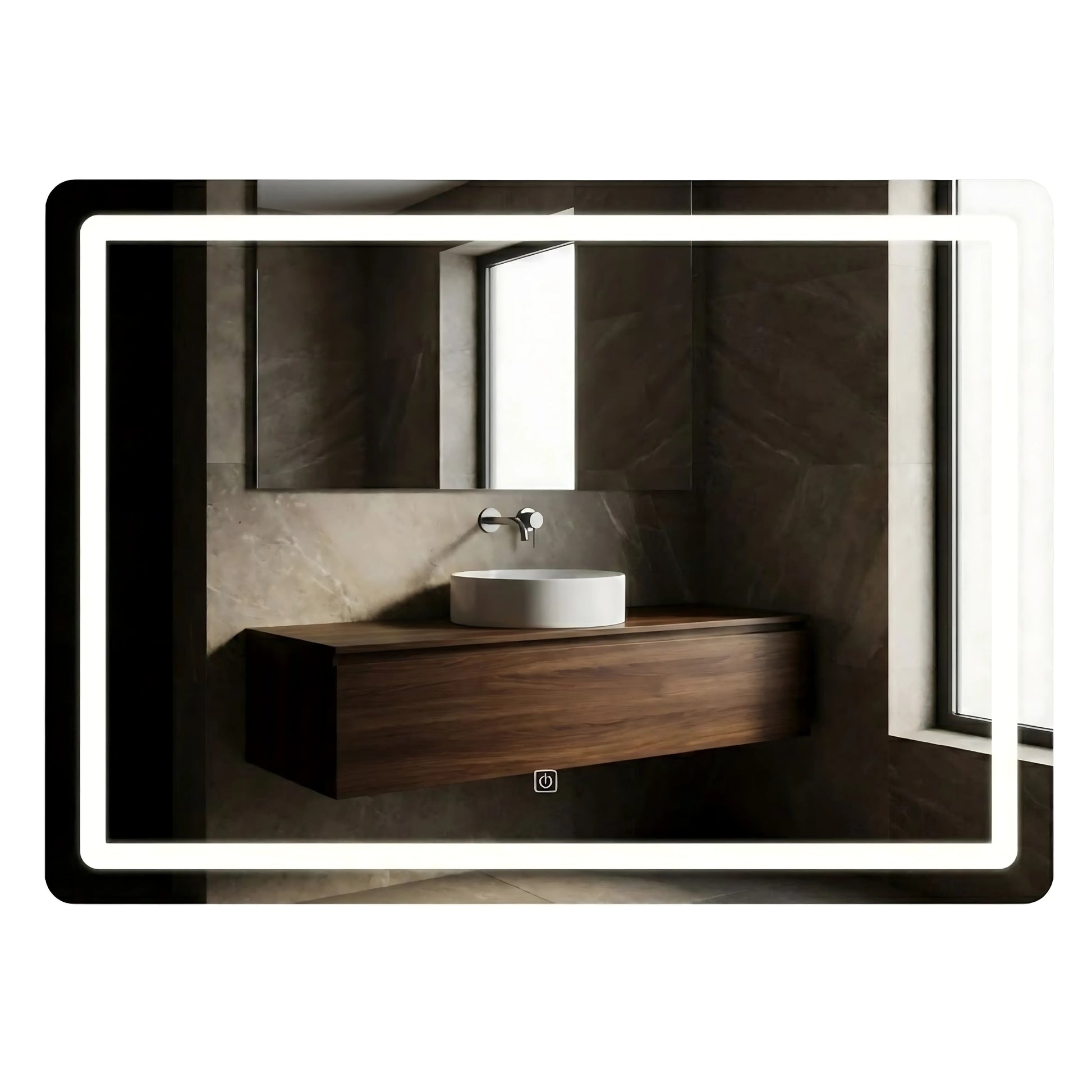 Spiegel LED 80x60cm P10407  1
