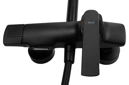 Duschgarnitur REA REBEL BLACK MATT  2