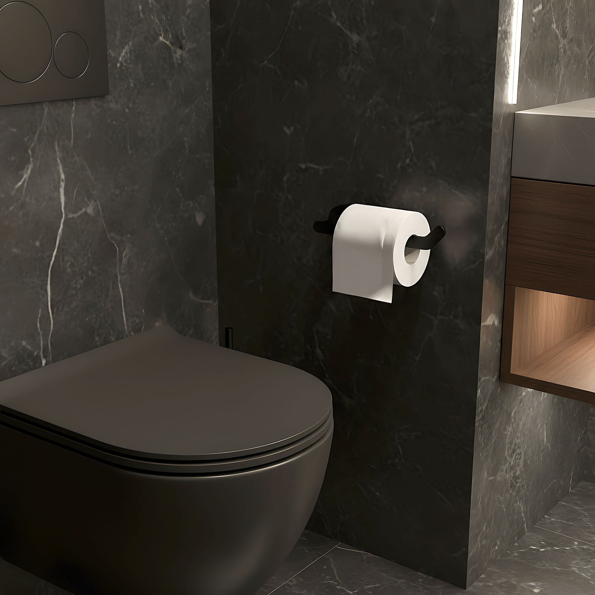 Halter Für Toilettenpapier 109 Til Black  3