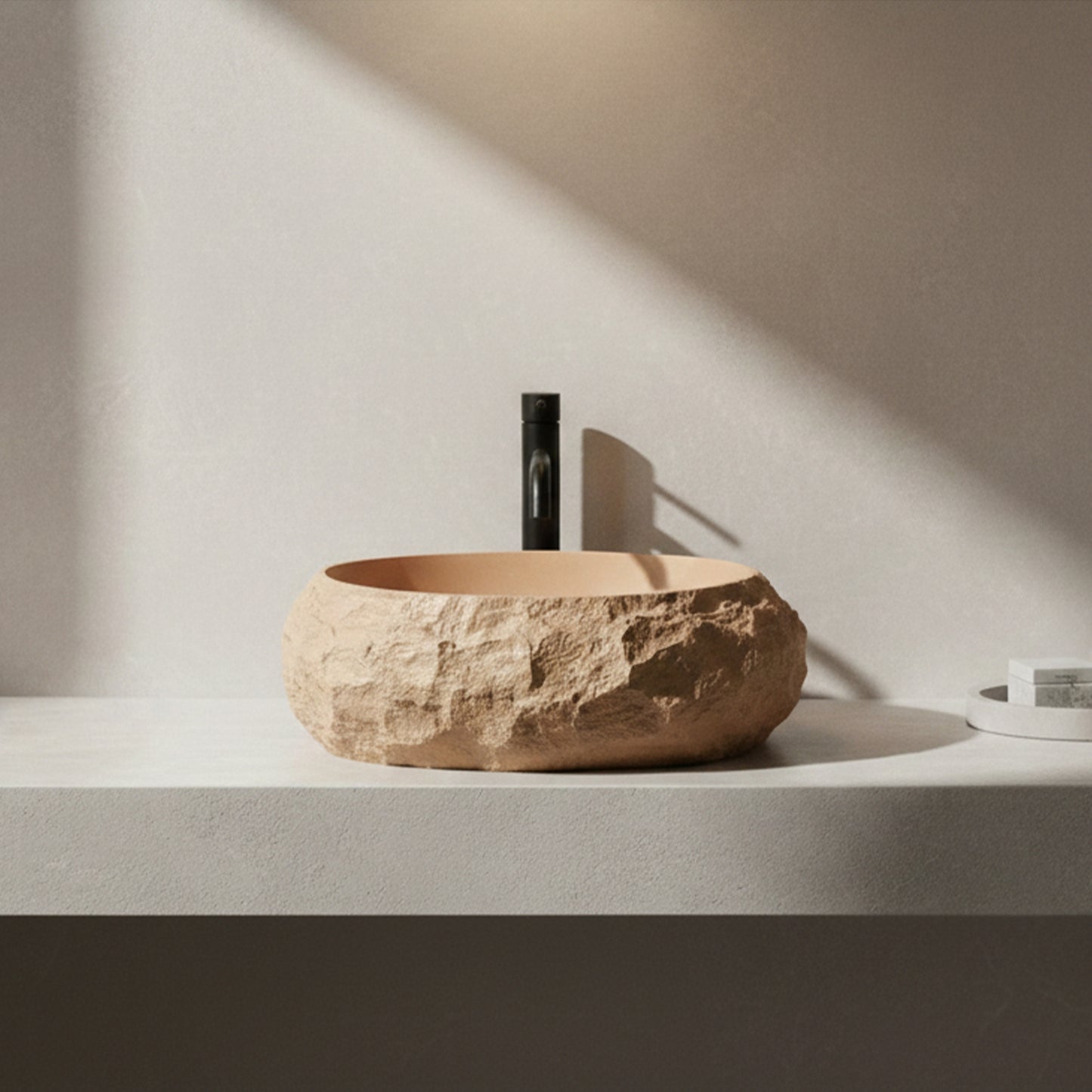 Aufsatzwaschbecken Rea Mika Light Terracotta  6