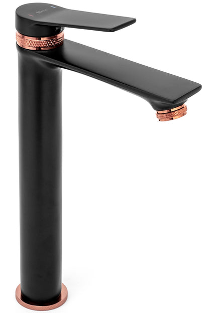 Waschbeckenarmatur Rea Viral Black-rose gold High  3