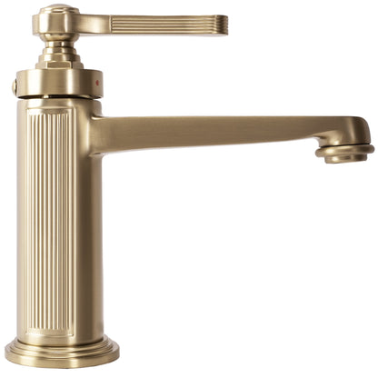 Waschbeckenarmatur Rea Monaco Gold Brush Low  6