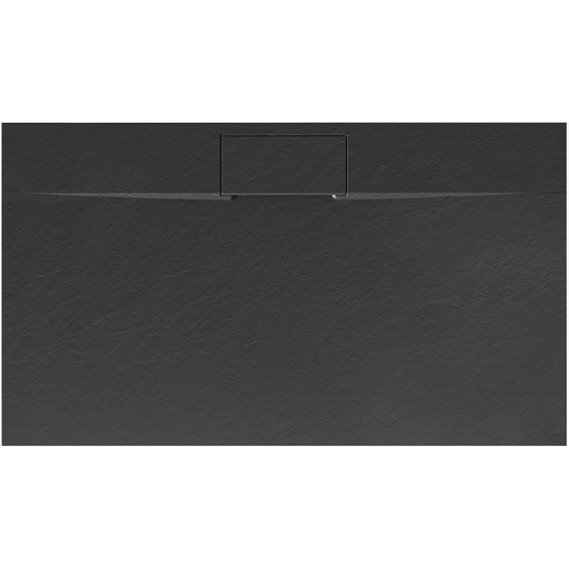 Duschtasse Bazalt long Black 80x120  2