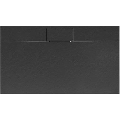 Duschtasse Bazalt long Black 80x120  2