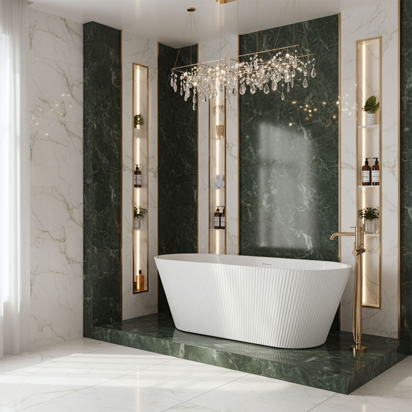 Freistehende Acrylbadewanne Ofelia 170  1