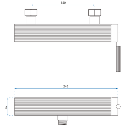 Duscharmatur Rea Argon Brush Copper  6