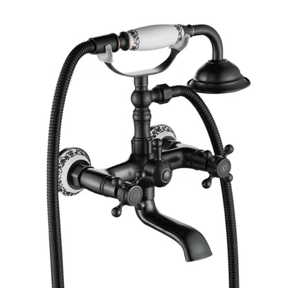 Wannenarmatur Rea Rustico Old Black  1