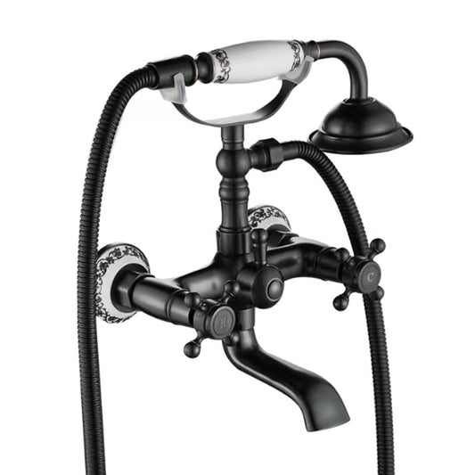 Wannenarmatur Rea Rustico Old Black  1