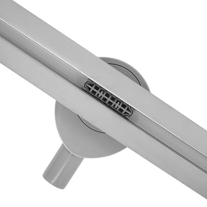 Duschrinne Rea Neo Ultra Slim Pro Nickel Brush INOX 70  10