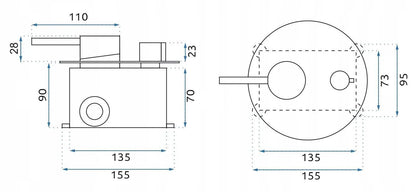 Unterputz Wannen-/Duschset Lungo Copper  + BOX  10