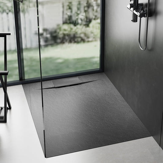 Duschtasse Bazalt Black 90x90  1