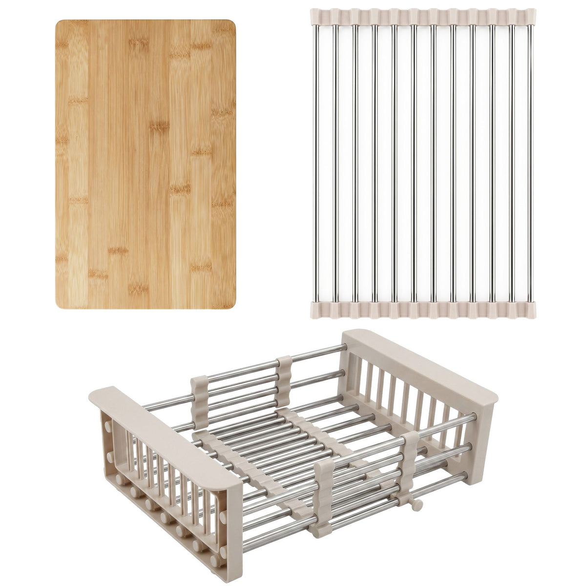 Küchenspülen-Zubehörset 3-teilig REA Beige 10