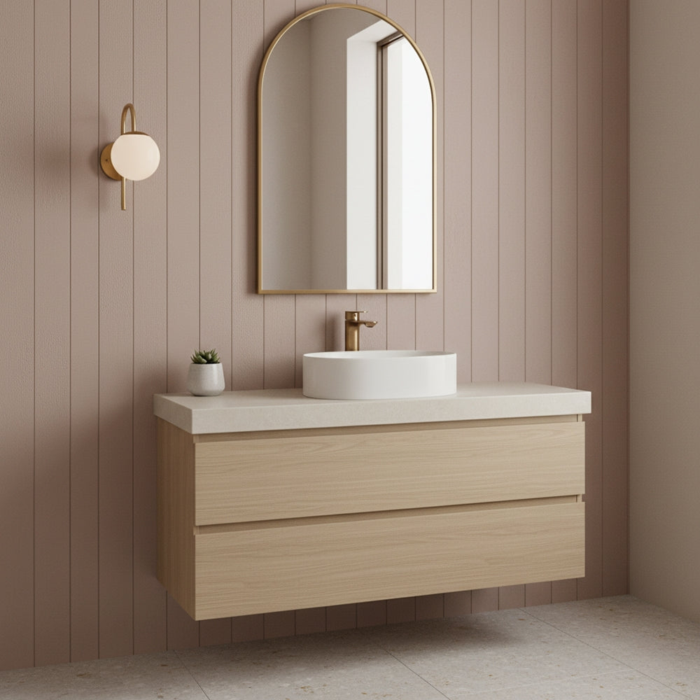 Waschbeckenarmatur Rea Drop Brush Copper Low  2