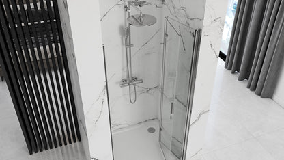 Duschtür Rea Molier Chrom+ Profil 100  3