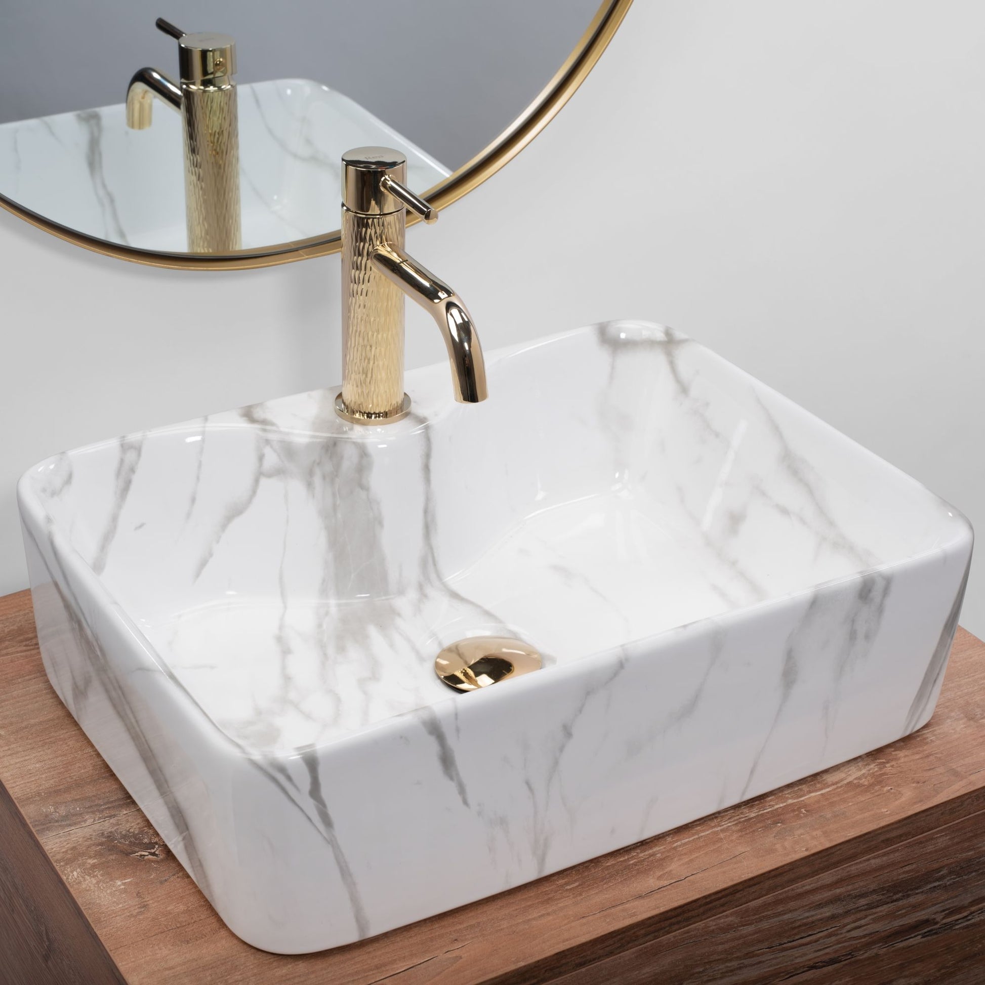Aufsatzwaschbecken Rea Kelly Marmo 5