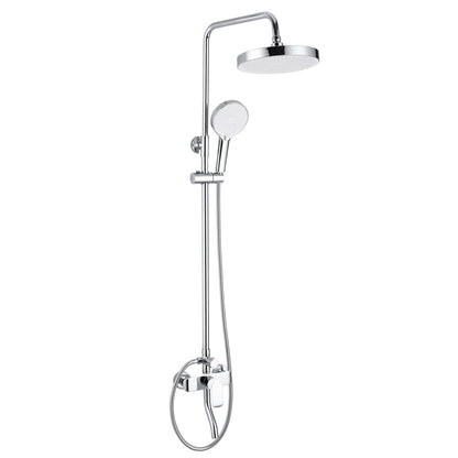 Duschgarnitur REA BLOOM WHITE CHROME  2