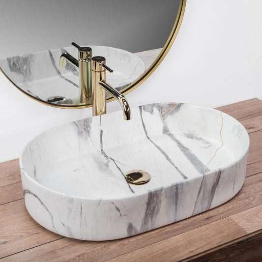 Aufsatzwaschbecken Rea Nadia 60 Sand 1