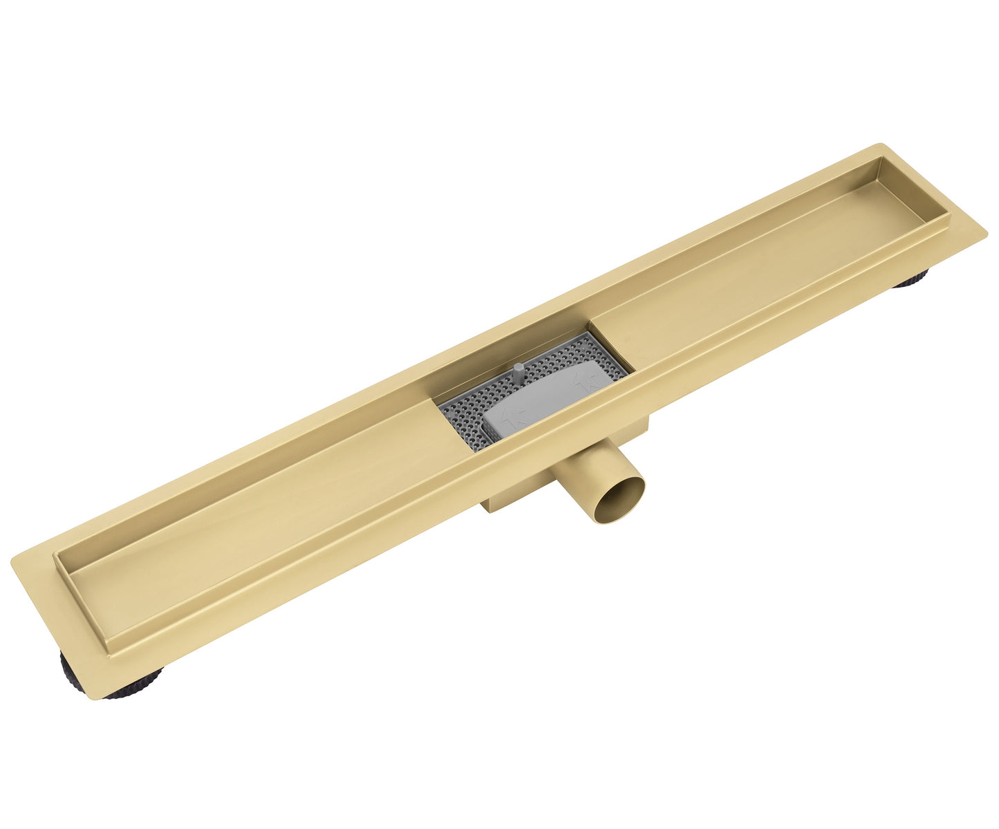 Duschrinne Rea Neox brush gold 50  5