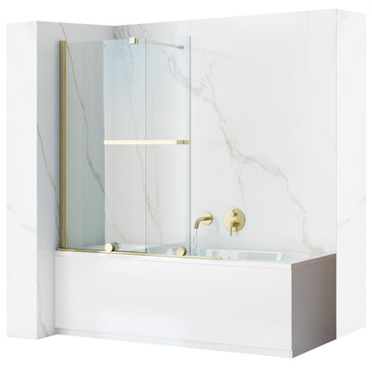 Badewanneaufsatz Rea Fabian Gold 100  1