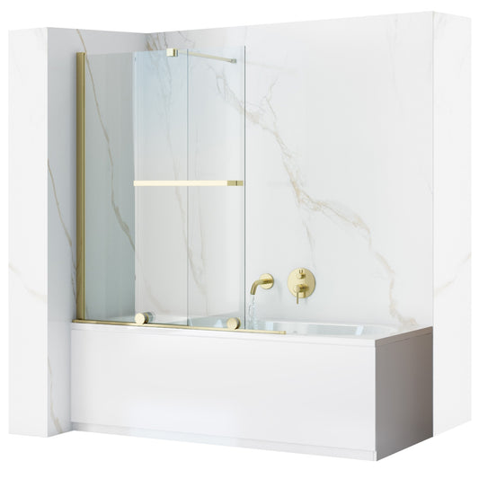 Badewanneaufsatz Rea Fabian Gold 100  1