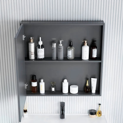 Badezimmermöbel-Set mit Waschbecken River 60cm Grey  4
