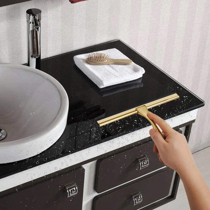 Dusch Abzieher Gold  5