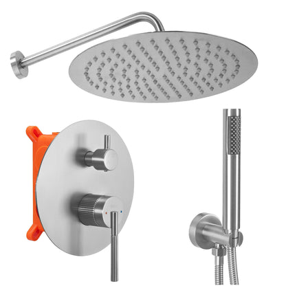Unterputz-Duschset Rea Argon Nickel Brush + BOX 1