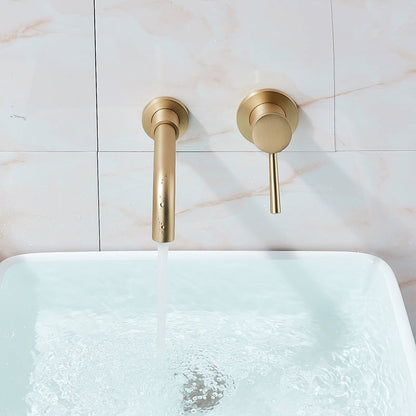 Unterputz Armatur Rea Lungo LONG Gold Brush + IBOX  6