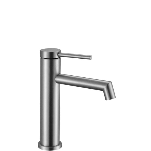 Waschbeckenarmatur Rea Foss Nickel Brush Low  1