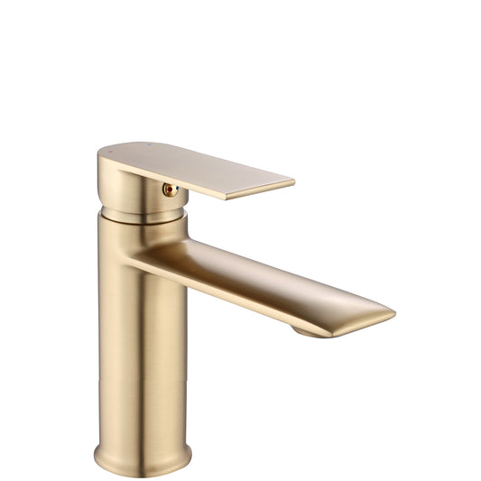 Waschbeckenarmatur REA Veneta Brush Gold low  1
