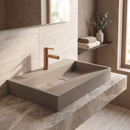 Waschbecken Konglomerat Rea GOYA TAUPE 70CM 5