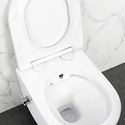 wandhängendes WC REA Carlo Lux Rimless mit Bidetfunktion  5