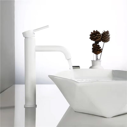 Waschbeckenarmatur Rea Lungo White High  2