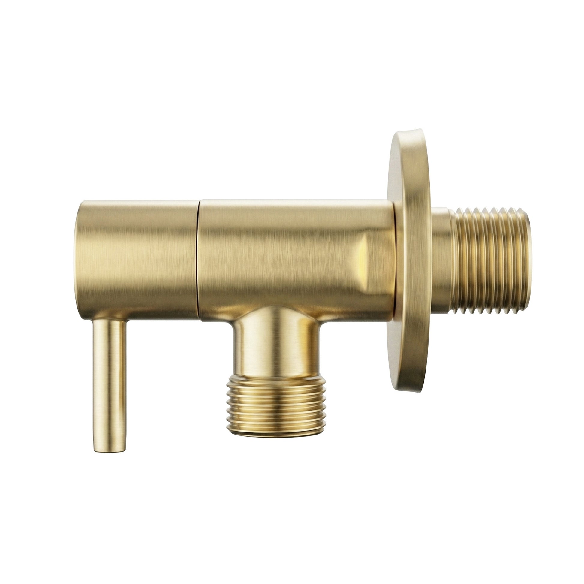 Eckventil 1/2" x 3/8" Brush Gold  3