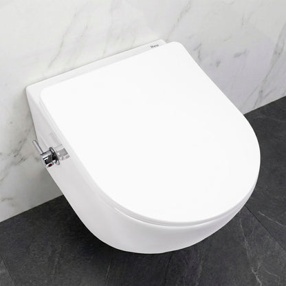wandhängendes WC REA Carlo Lux Rimless mit Bidetfunktion  8