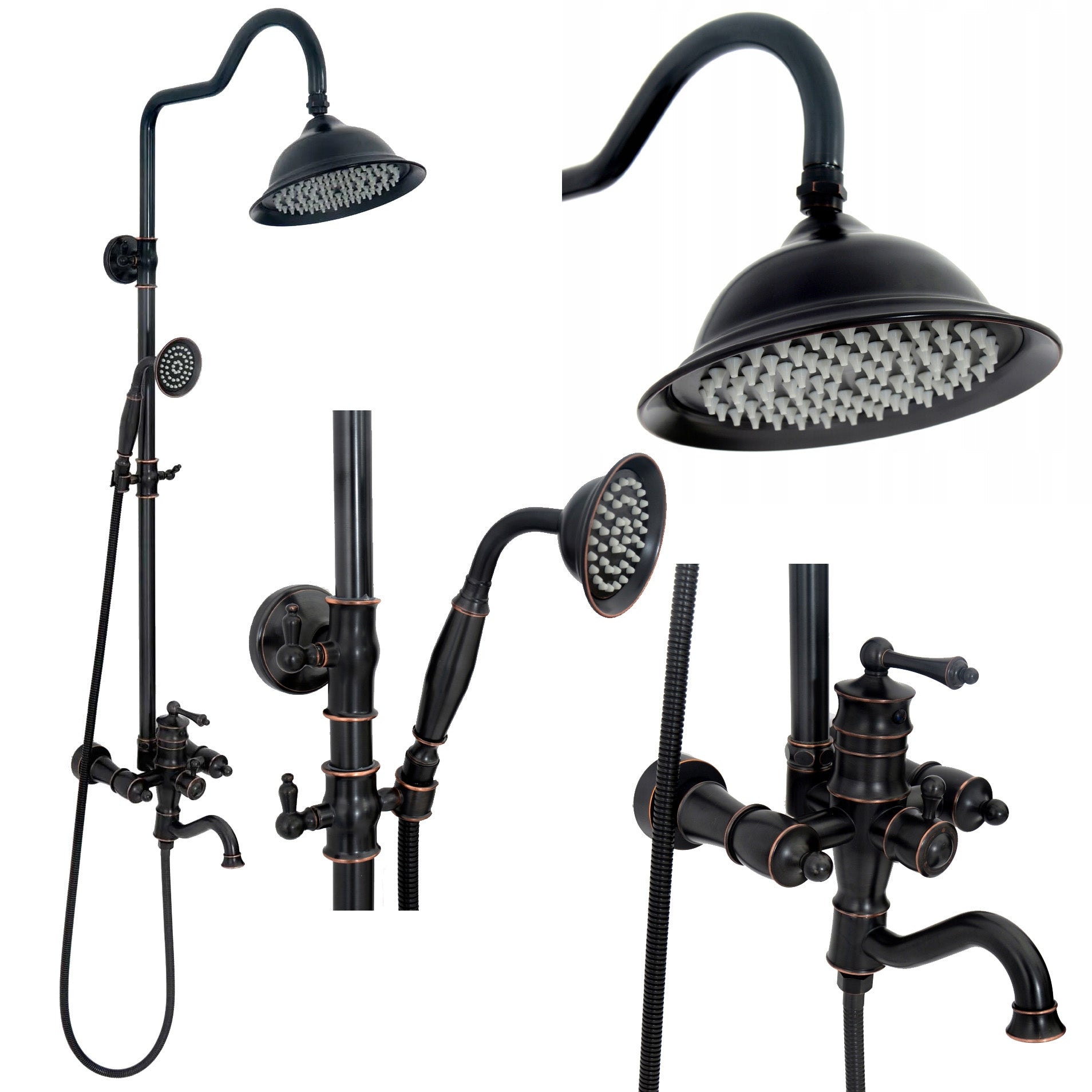Duschset Rea Vintage black  1