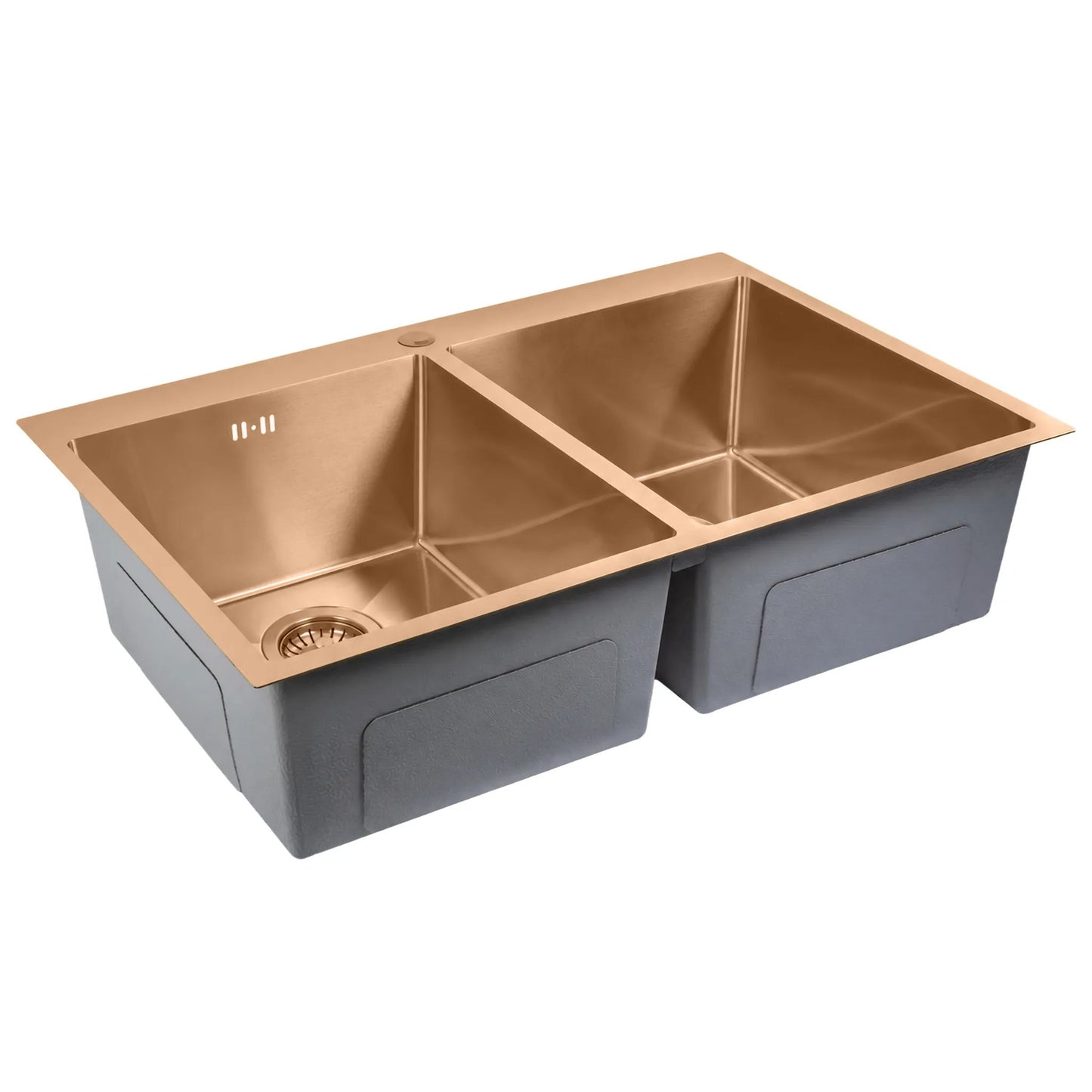 Edelstahlspüle Joel BRUSH COPPER ohne Küchenarmatur 2