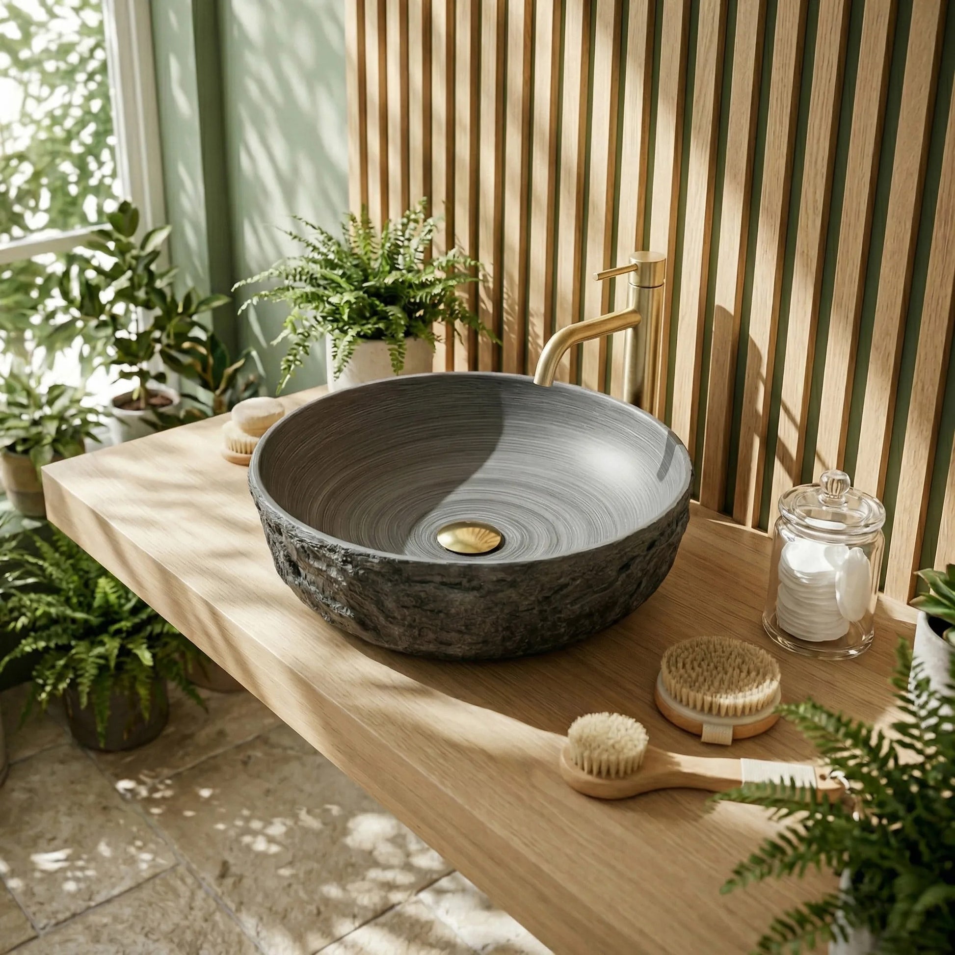 Aufsatzwaschbecken Rea Babilon Silver  2
