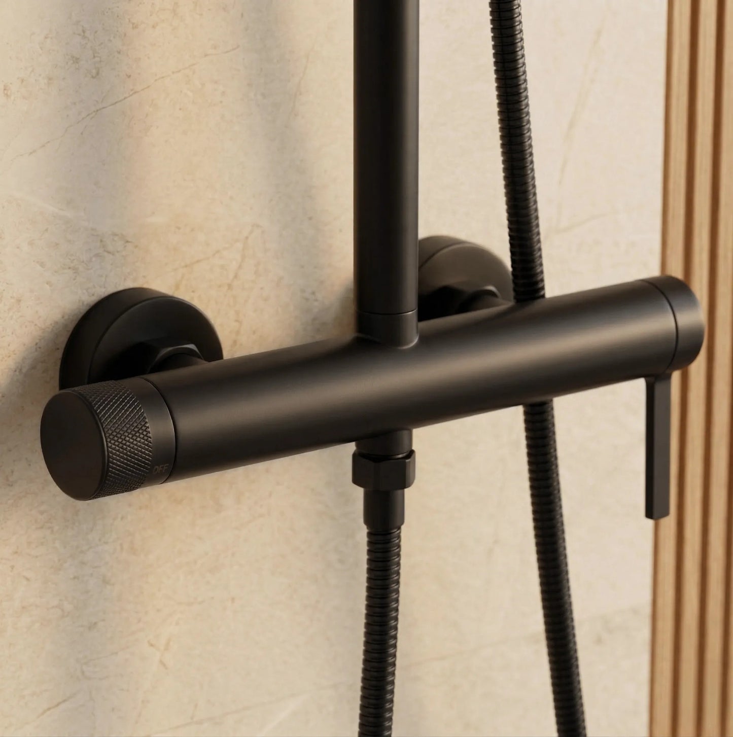 Duschgarnitur Rea Rivo Black  2