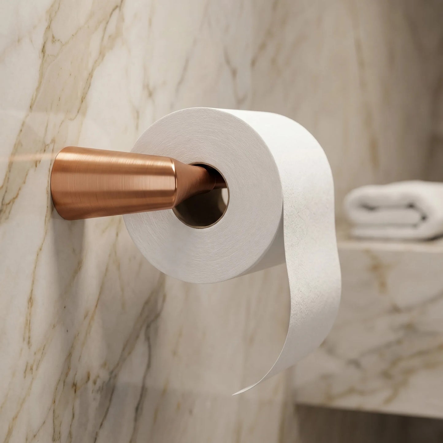 Halter für Toilettenpapier 16205 VIBE Brush Gold  2